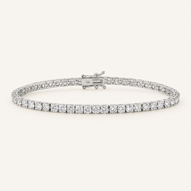 6ct Natural Diamond Tennis Bracelet