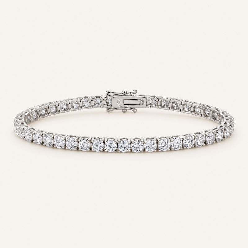 10ct Natural Diamond Tennis Bracelet