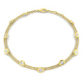 0.8ct Lab-Grown Diamond Station Bracelet in 9ct Yellow Gold