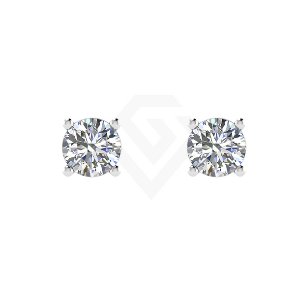 1.5ct Round Brilliant Lab-Grown Diamond Stud Earrings